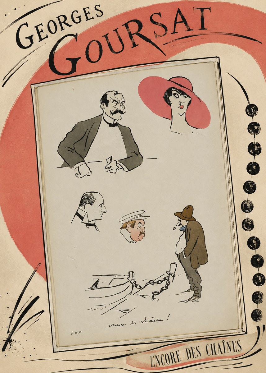 Georges Goursat Encore Des Chaînes! No6 - Póster