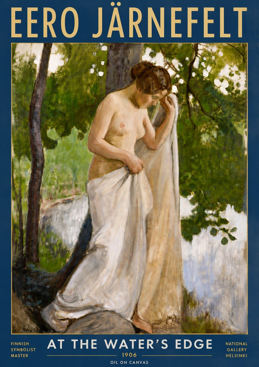 Eero Järnefelt At the Water's Edge No6 - Póster
