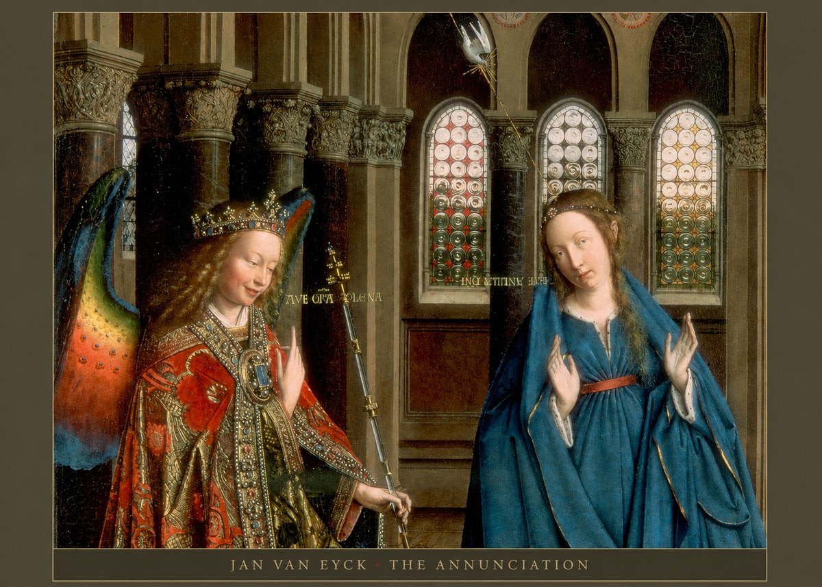 Jan van Eyck The Annunciation II No4 - Póster