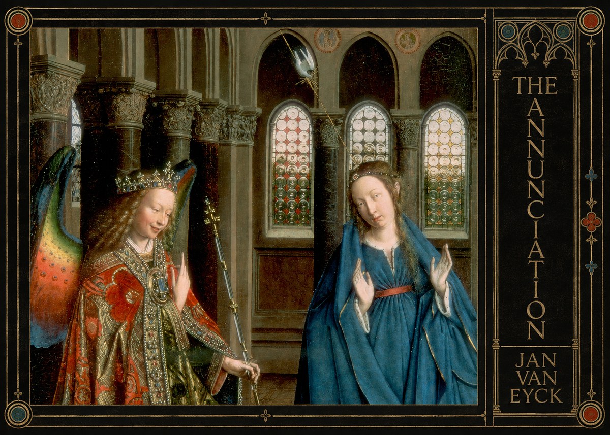 Jan van Eyck The Annunciation II No5 - Póster