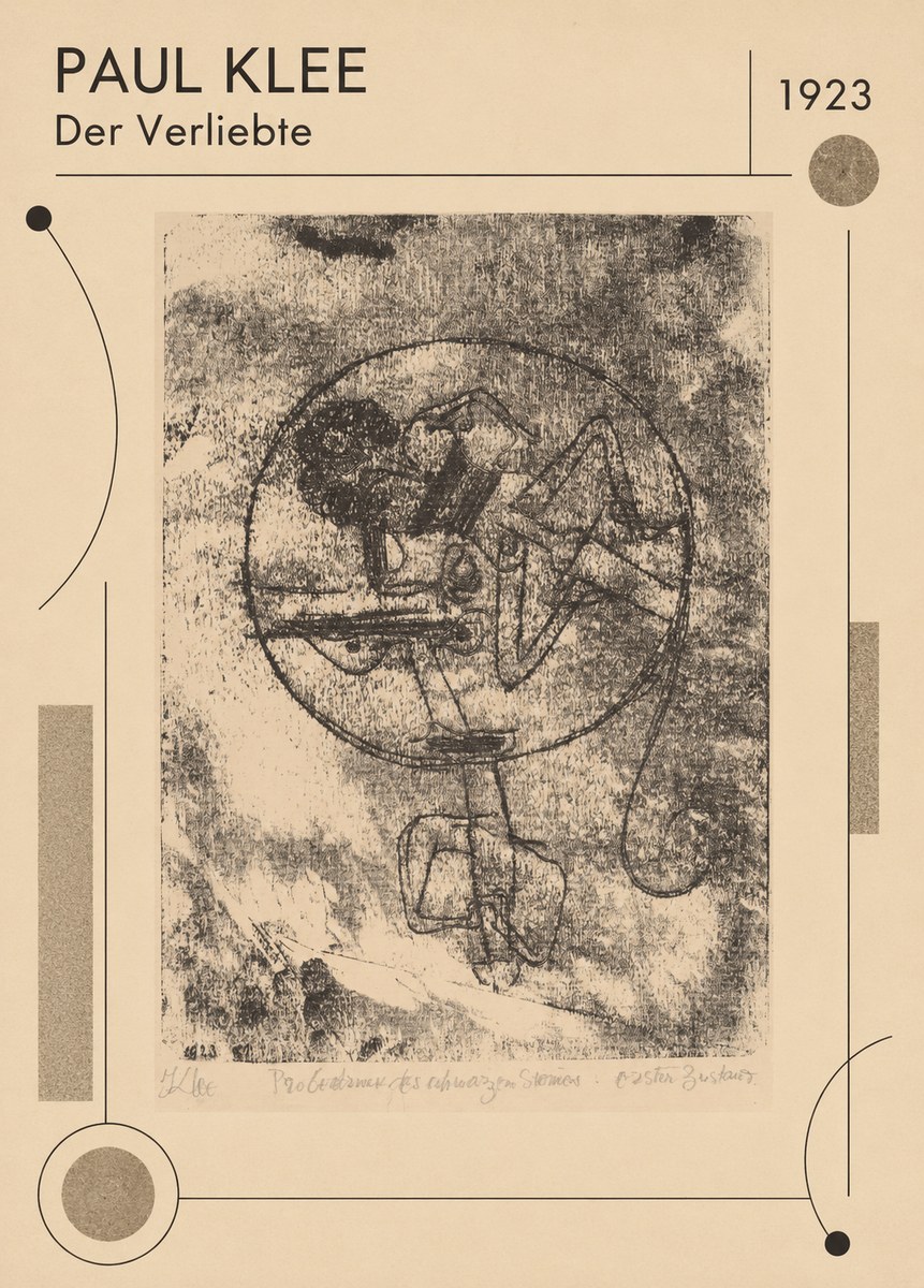 Paul Klee Der Verliebte III No1 - Póster