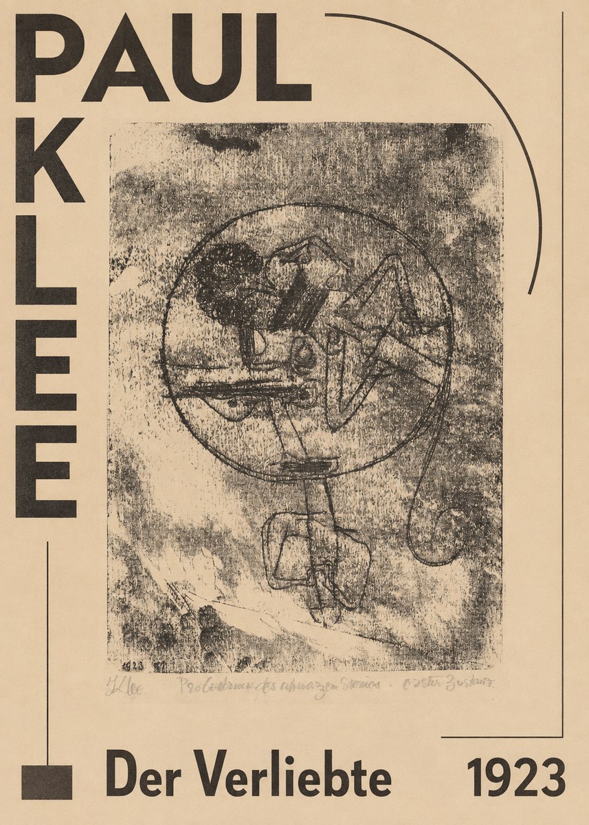 Paul Klee Der Verliebte III No5 - Póster