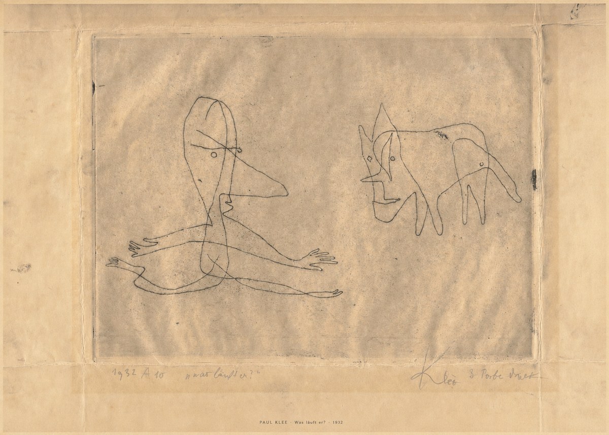 Paul Klee Was Läuft Er? No6 - Póster