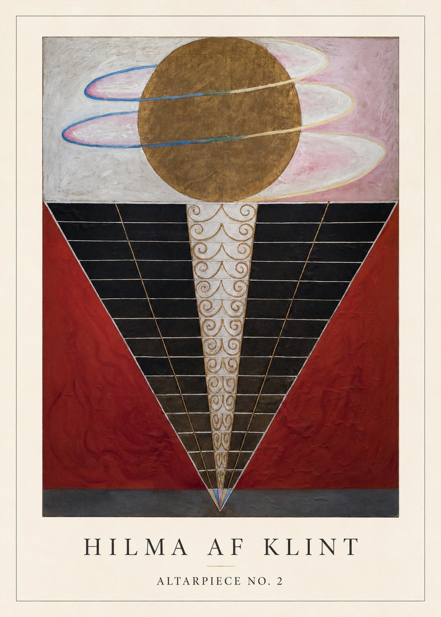 Hilma af Klint The Ten Largest, No. 1, Childhood II No4 - Póster