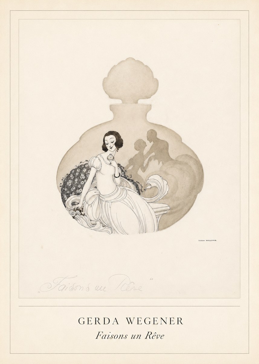 Gerda Wegener Faisons Un Rêve No4 - Póster