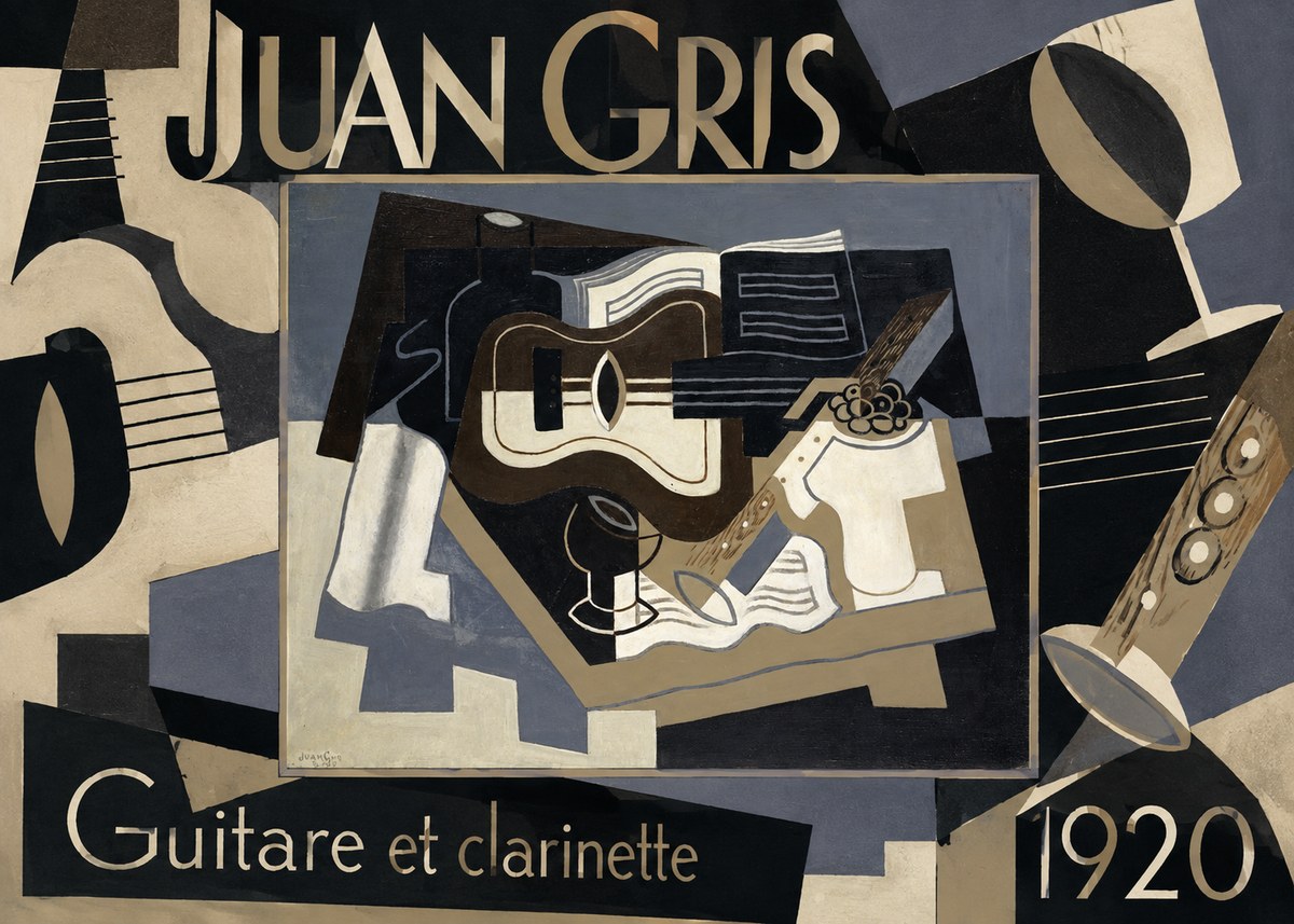 Juan Gris Guitare Et Clarinette No6 - Póster