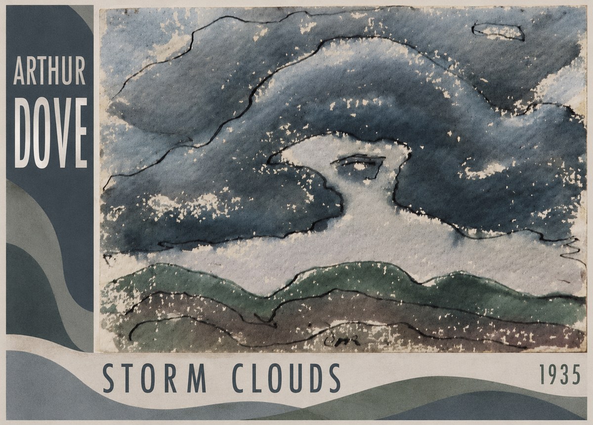 Arthur Dove Storm Clouds No2 - Póster