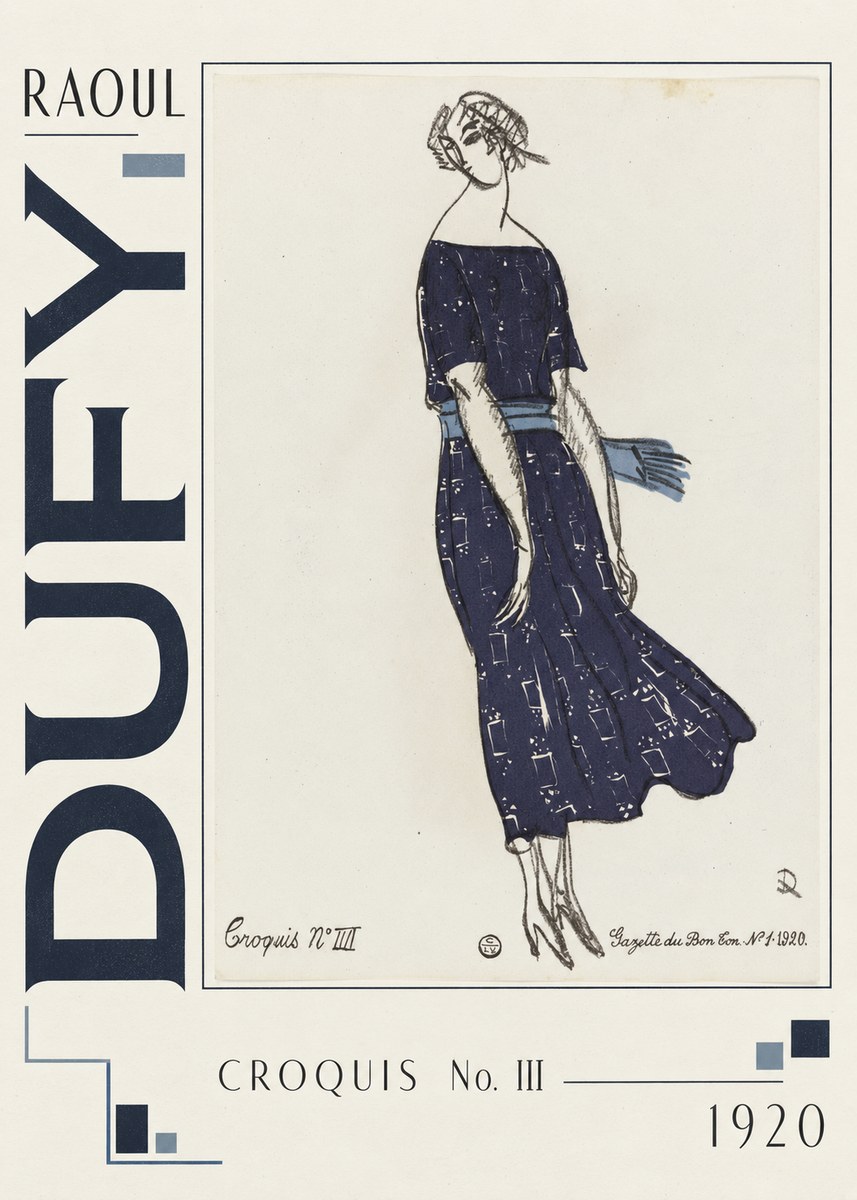 Raoul Dufy Croquis N°. Iii No3 - Póster