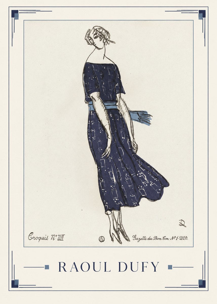 Raoul Dufy Croquis N°. Iii No6 - Póster