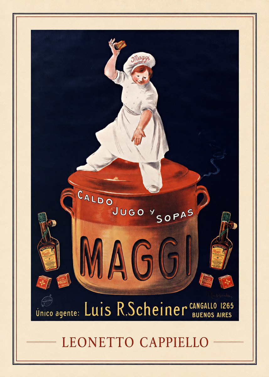 Leonetto Cappiello Maggi No1 - Póster