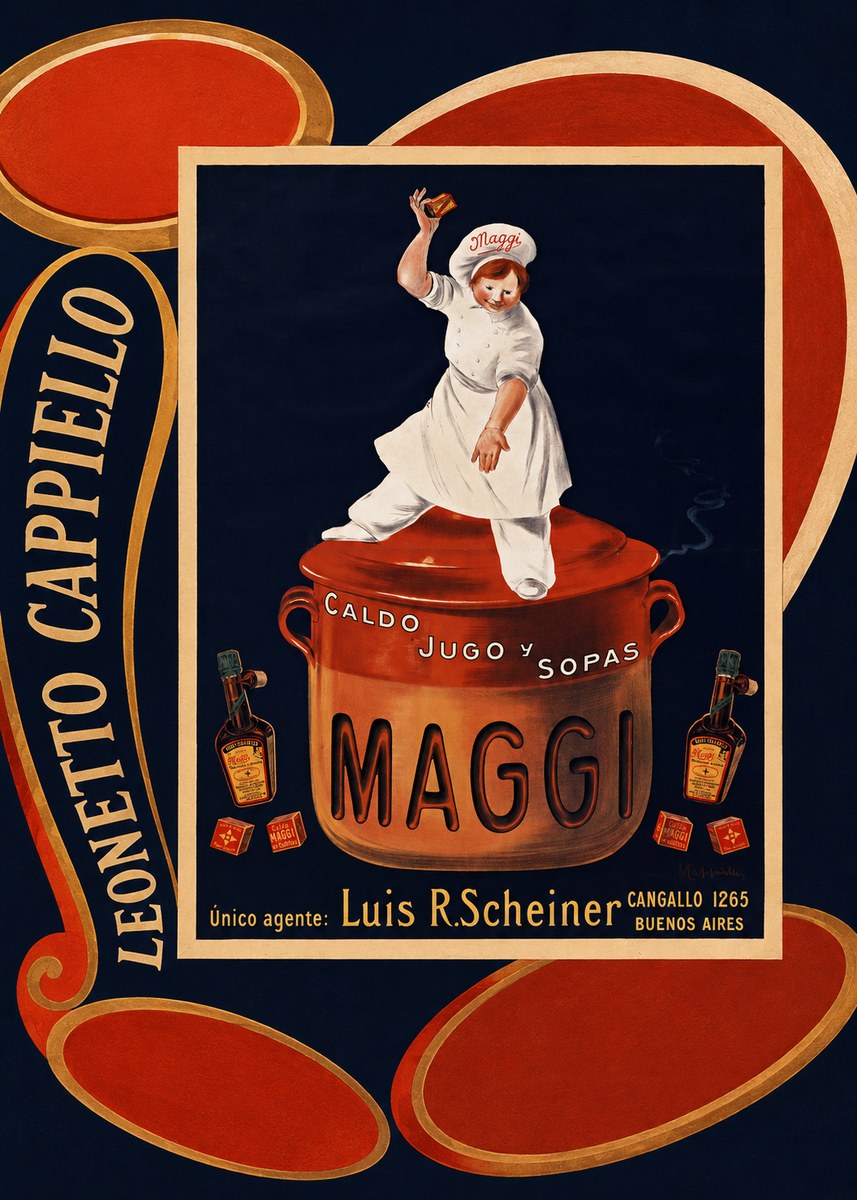 Leonetto Cappiello Maggi No4 - Póster