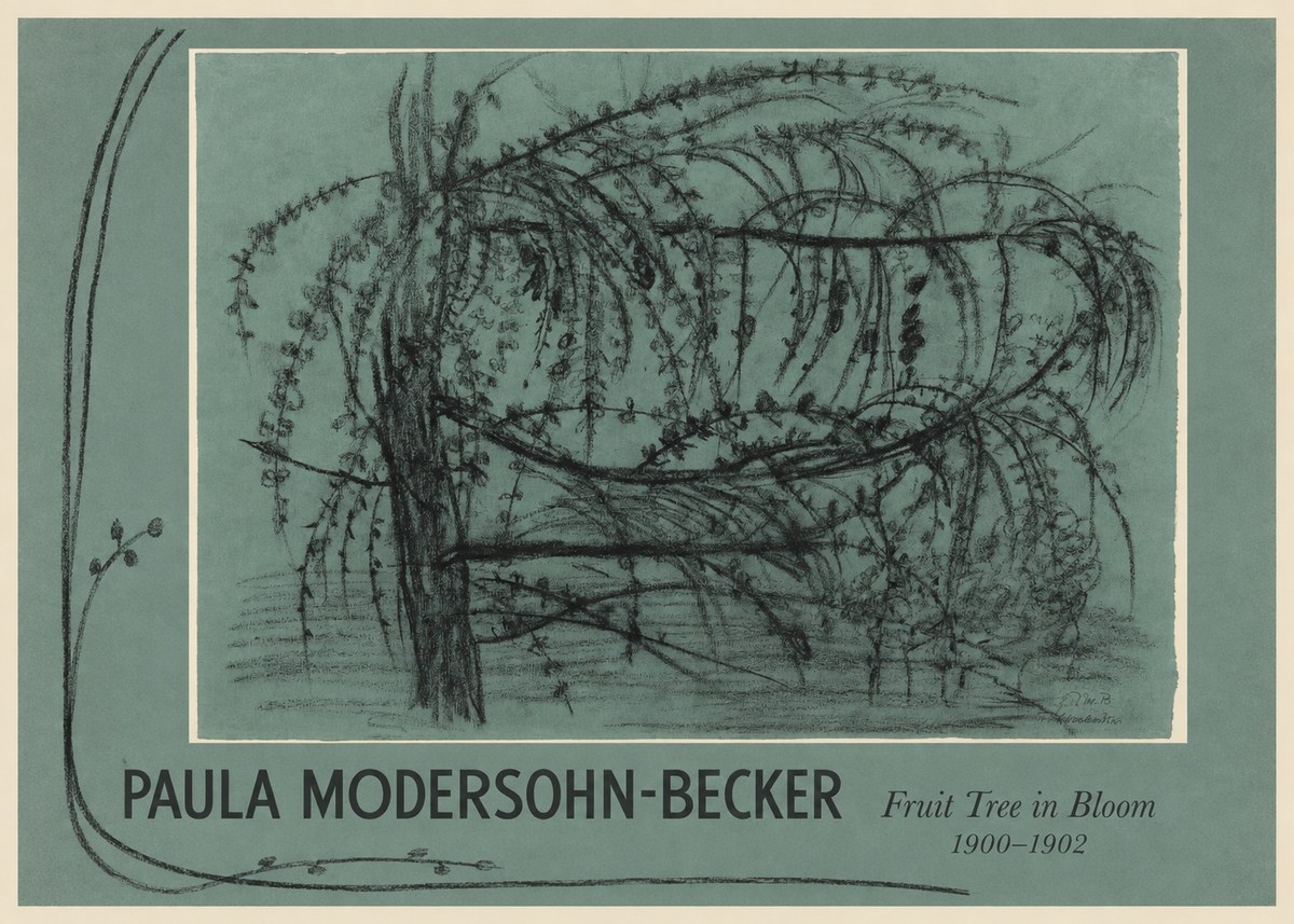 Paula Modersohn-Becker Fruit Tree in Bloom No1 - Póster