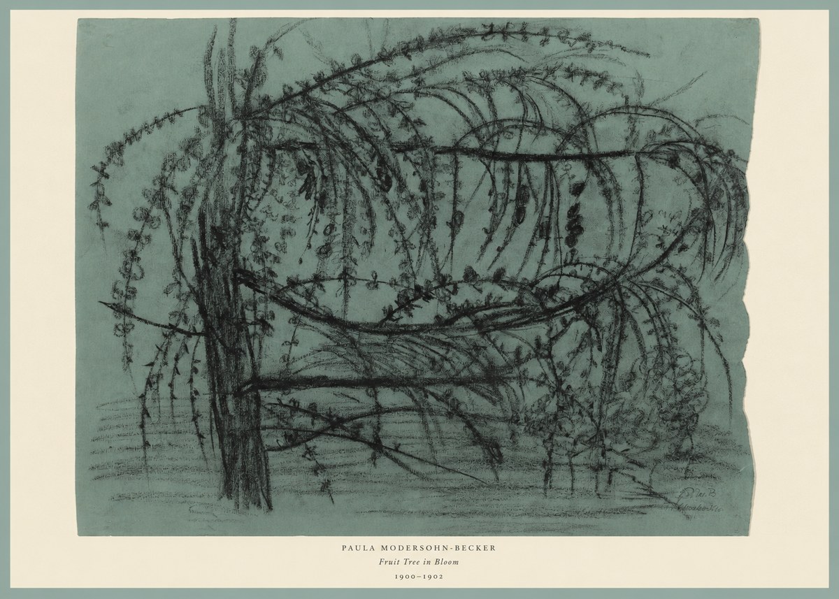 Paula Modersohn-Becker Fruit Tree in Bloom No6 - Póster