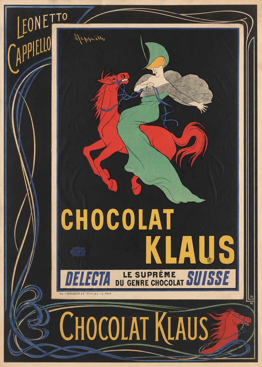 Leonetto Cappiello Chocolat Klaus III No2 - Póster
