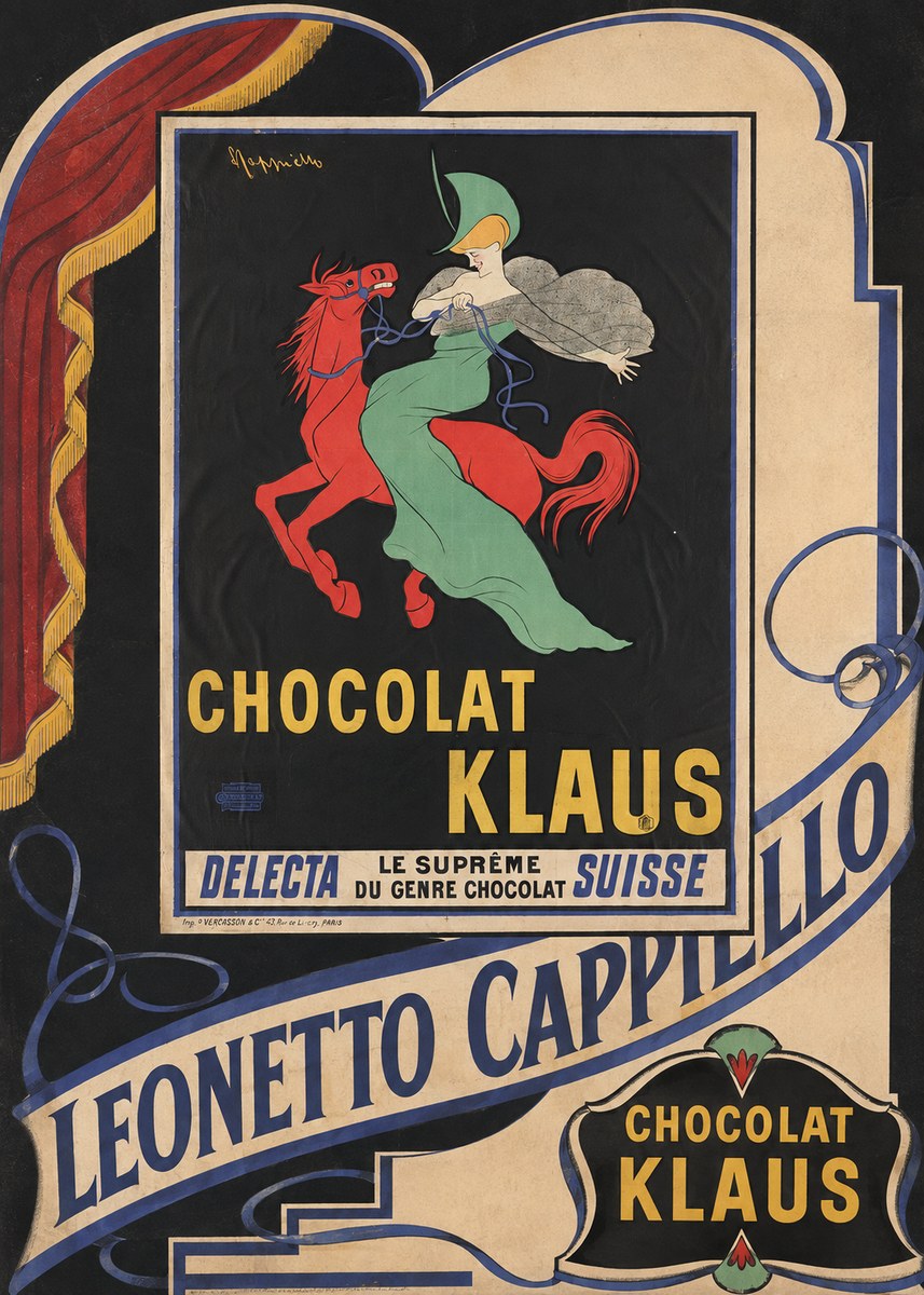 Leonetto Cappiello Chocolat Klaus III No6 - Póster