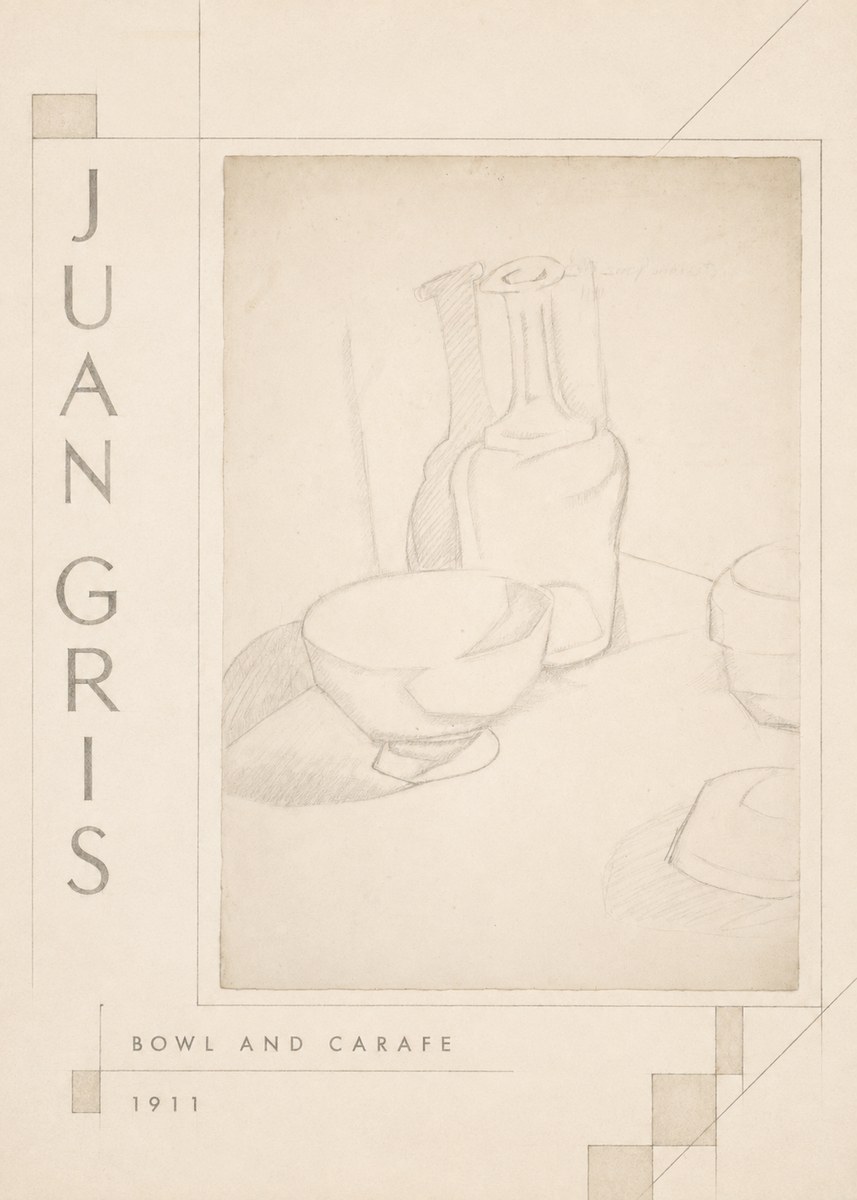 Juan Gris Bowl and Carafe No3 - Póster