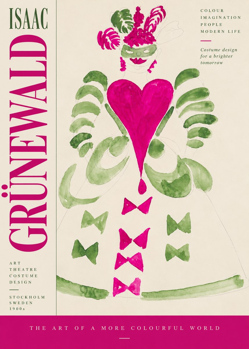Isaac Grünewald Costume Design XVI No3 - Póster