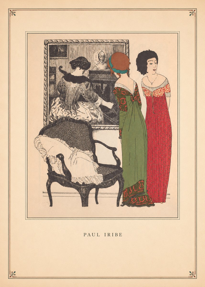 Paul Iribe Fashion Scene No3 - Póster