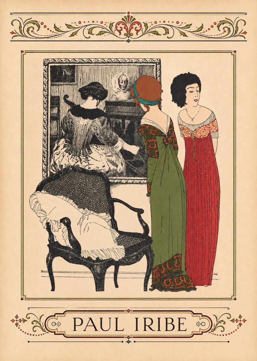 Paul Iribe Fashion Scene No5 - Póster