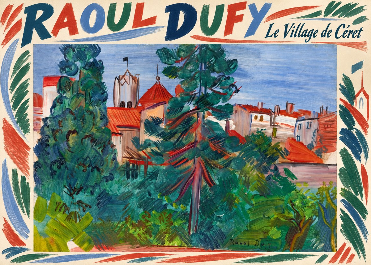 Raoul Dufy Le Village De Céret No6 - Póster