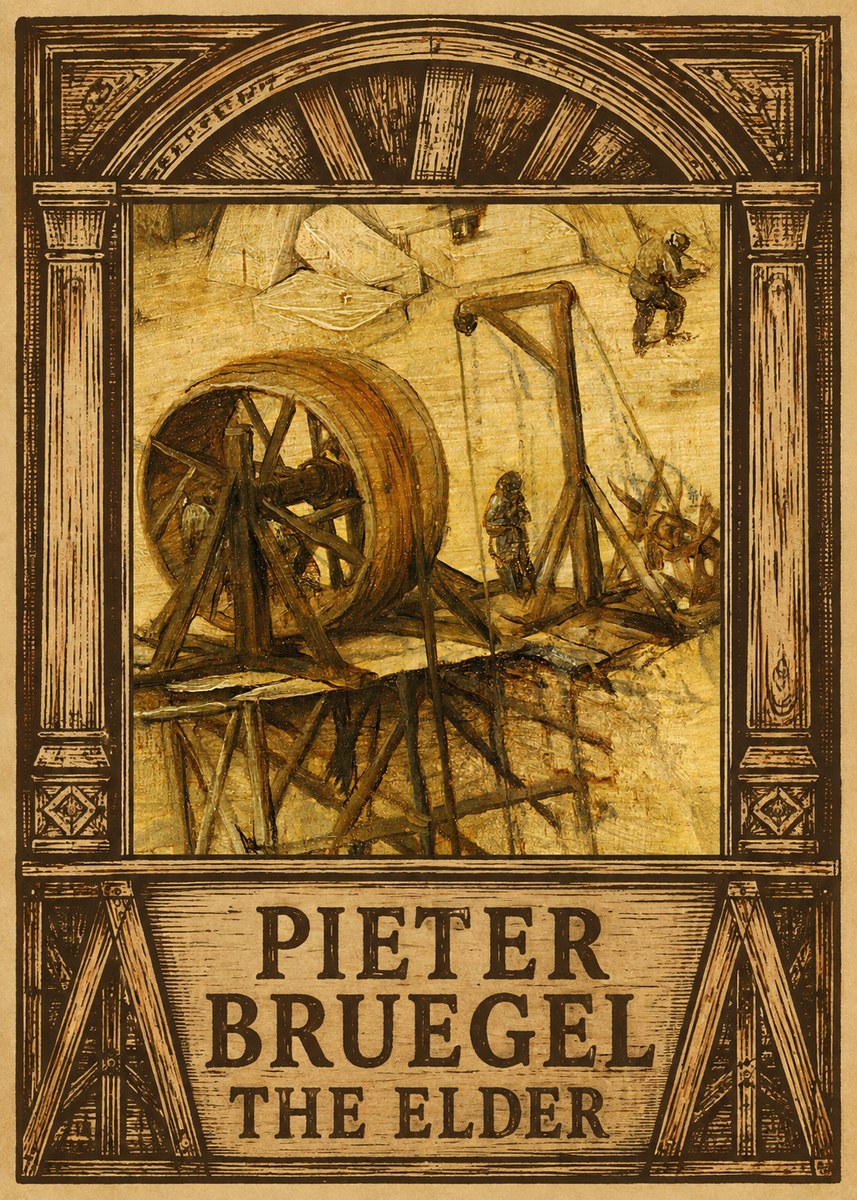 Pieter Bruegel The Tower of Babel XX No6 - Póster
