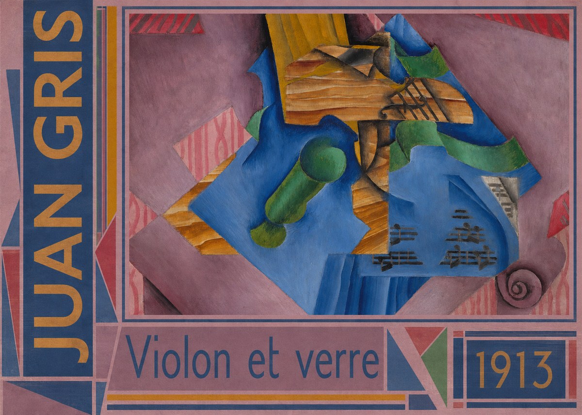 Juan Gris Violon Et Verre No2 - Póster