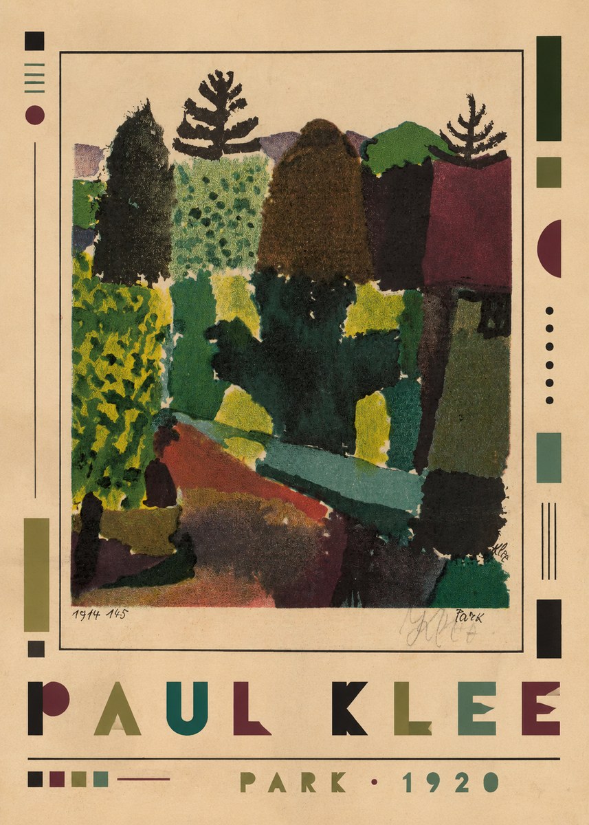 Paul Klee Park II No1 - Póster