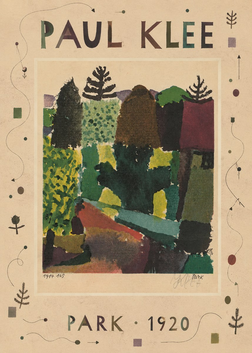 Paul Klee Park II No4 - Póster