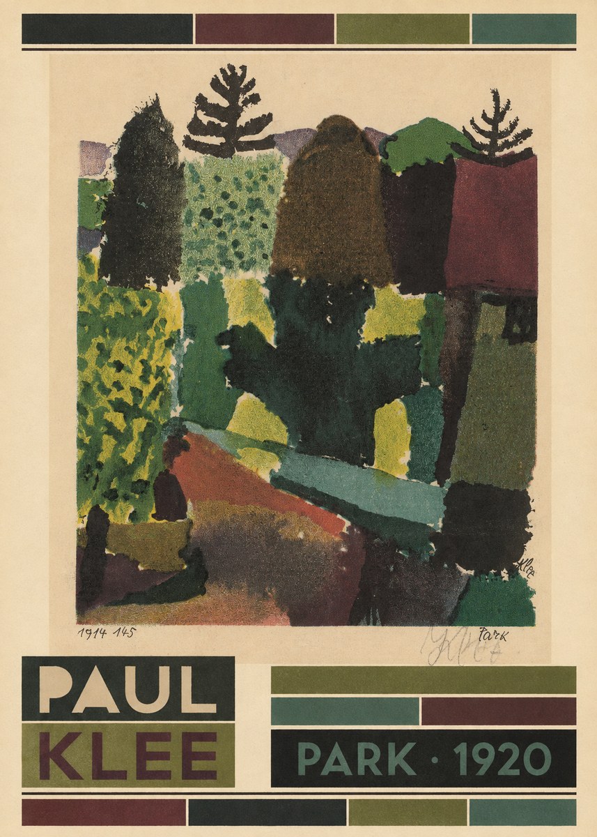 Paul Klee Park II No6 - Póster