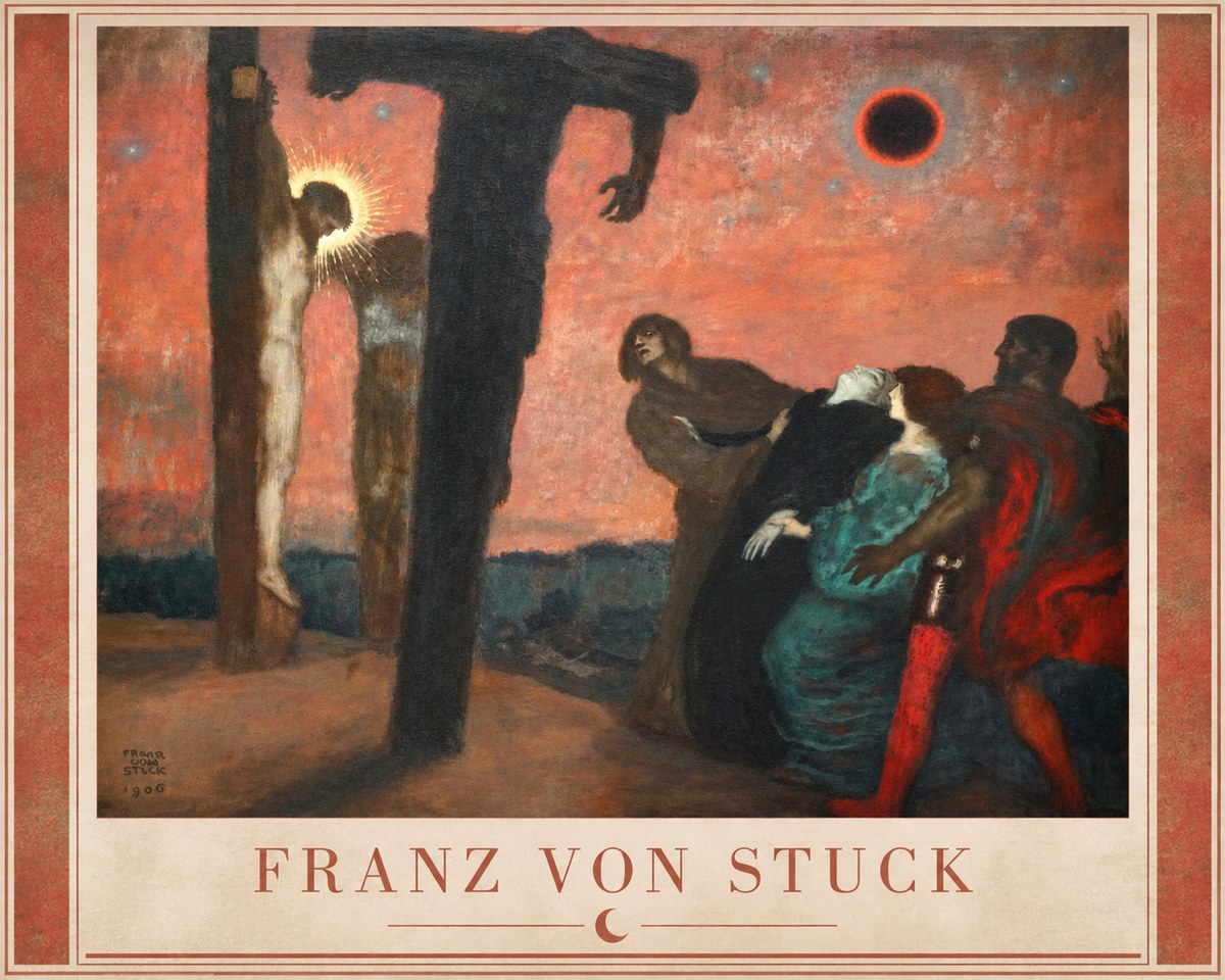Franz von Stuck Crucifixion No2 - Póster