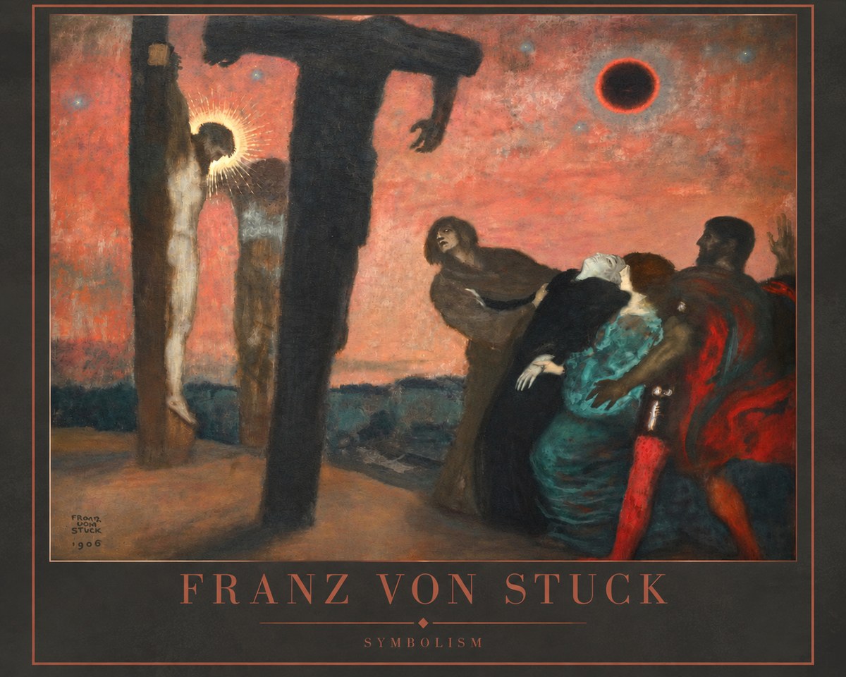 Franz von Stuck Crucifixion No3 - Póster