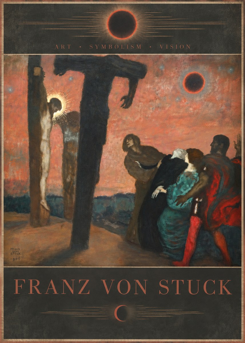 Franz von Stuck Crucifixion No6 - Póster