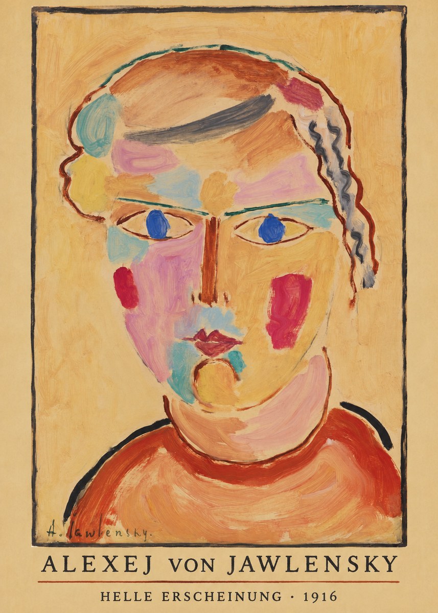 Alexej von Jawlensky Helle Erscheinung No5 - Póster