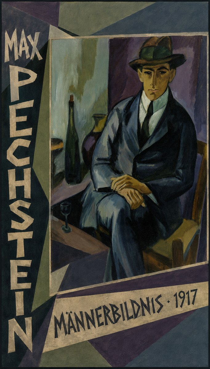 Max Pechstein Männerbildnis • 1917 No2 - Póster