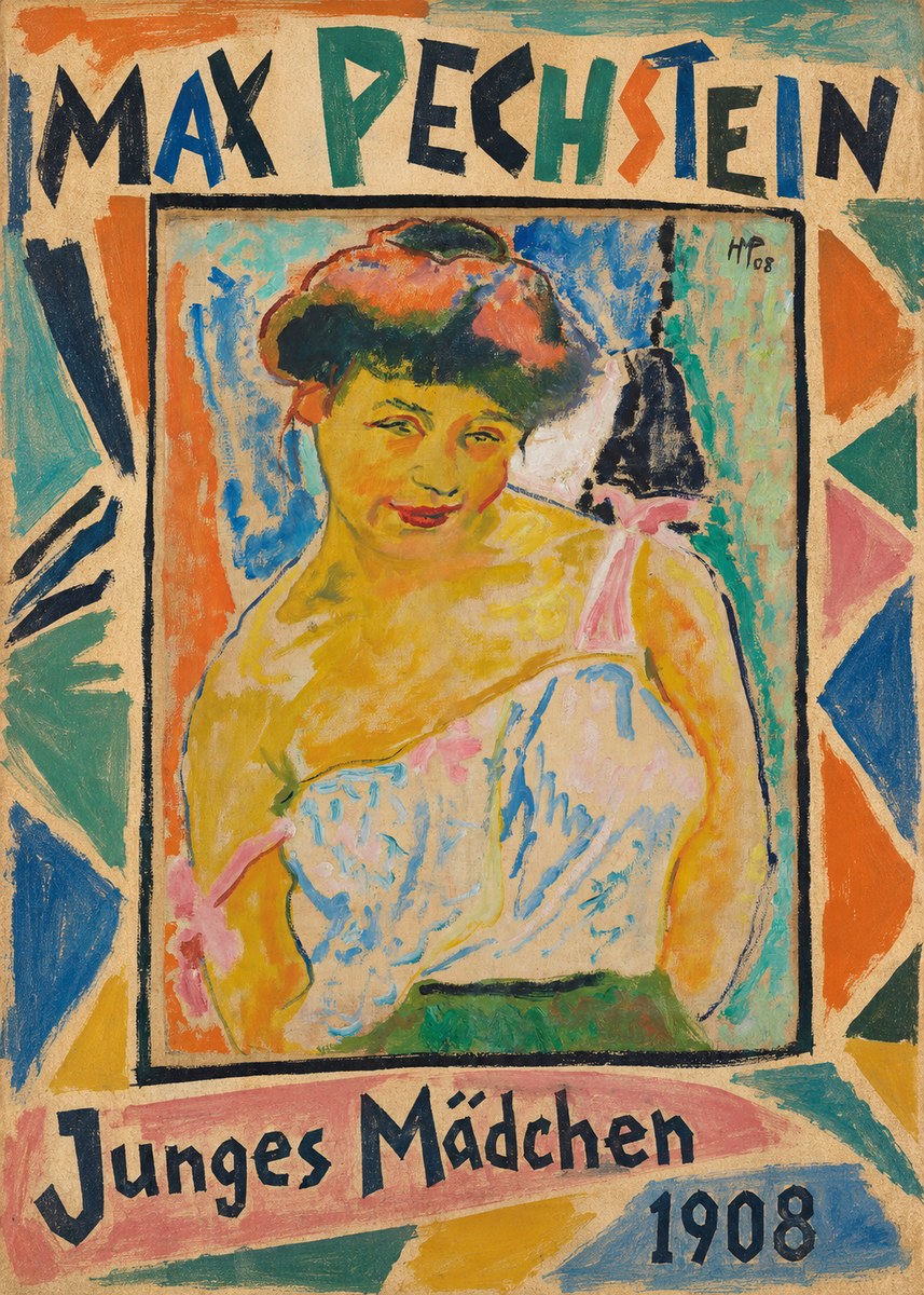Max Pechstein Junges Mädchen No2 - Póster