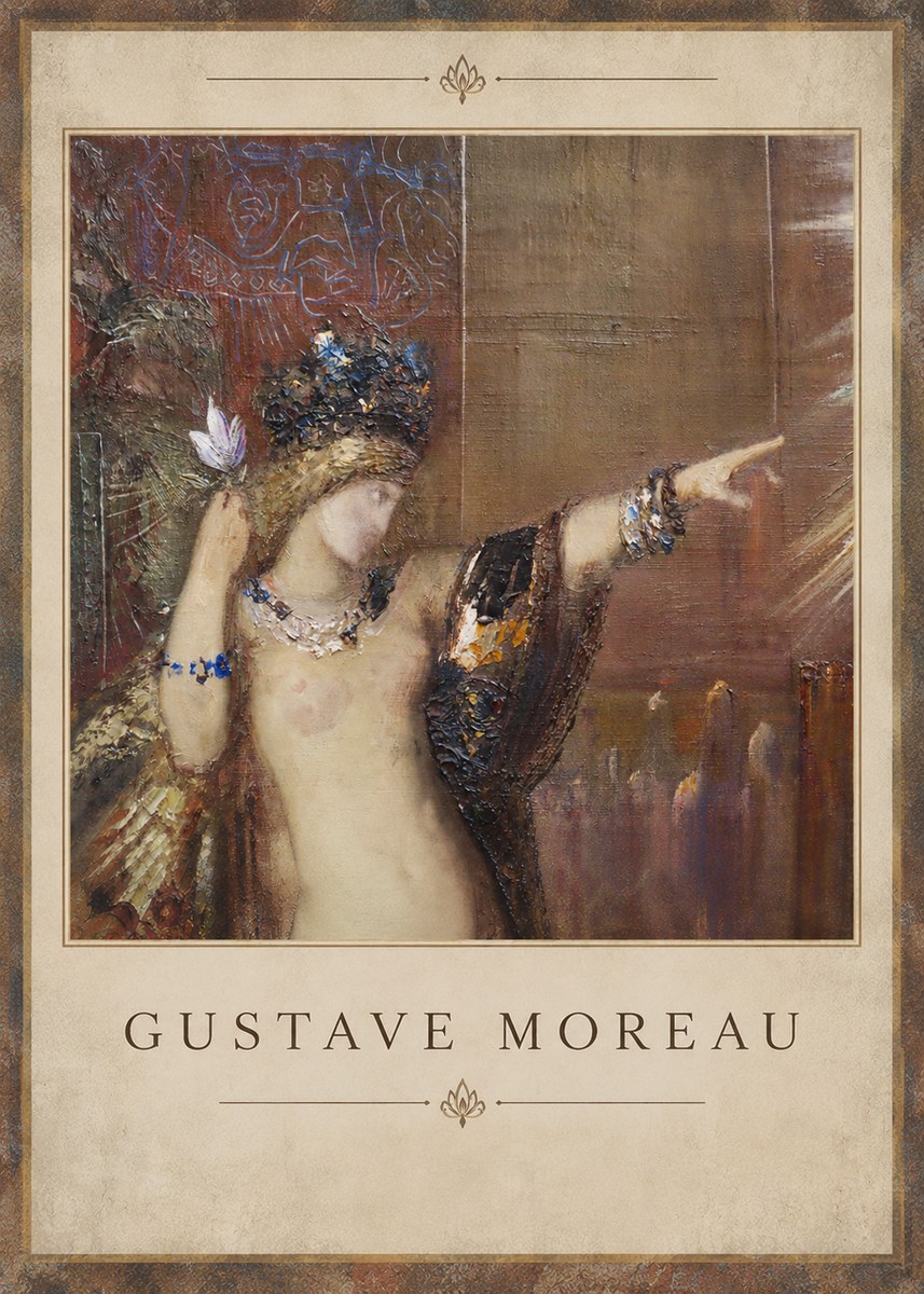 Gustave Moreau Salome IV No3 - Póster