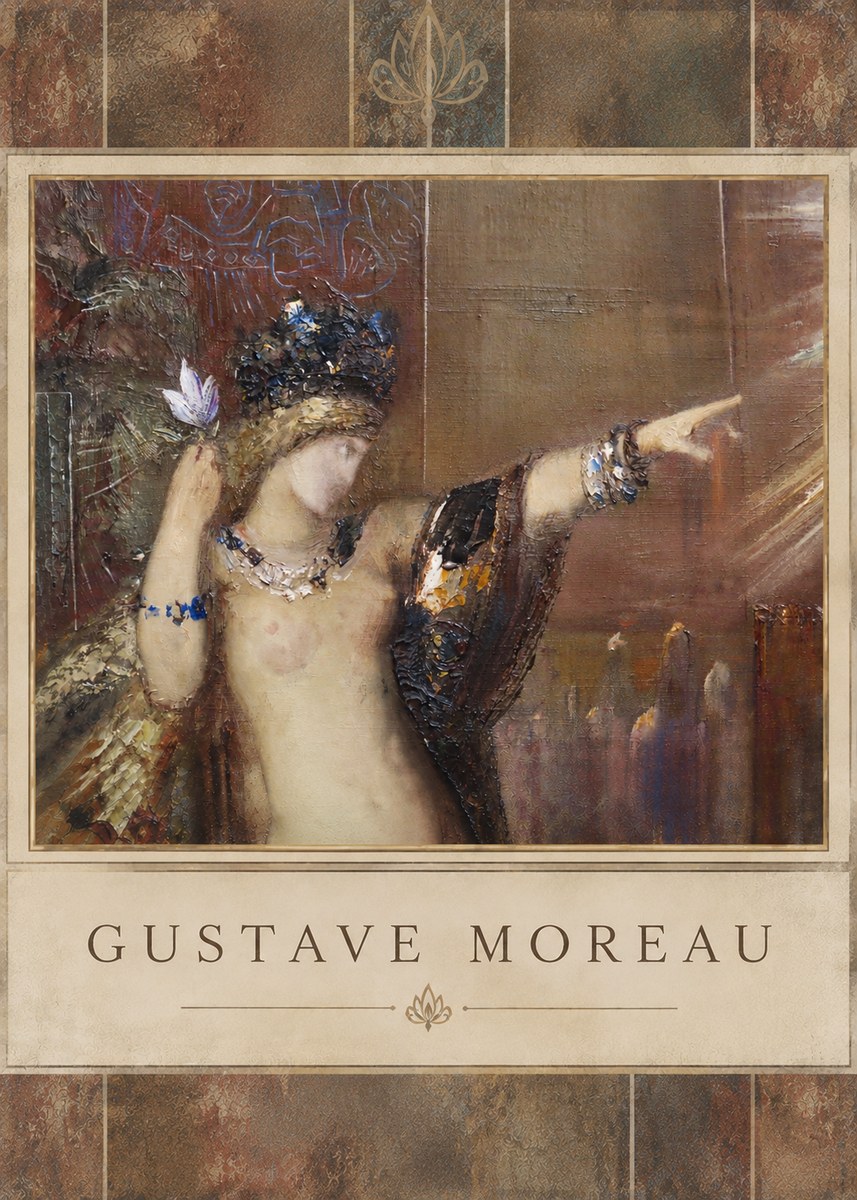 Gustave Moreau Salome IV No4 - Póster