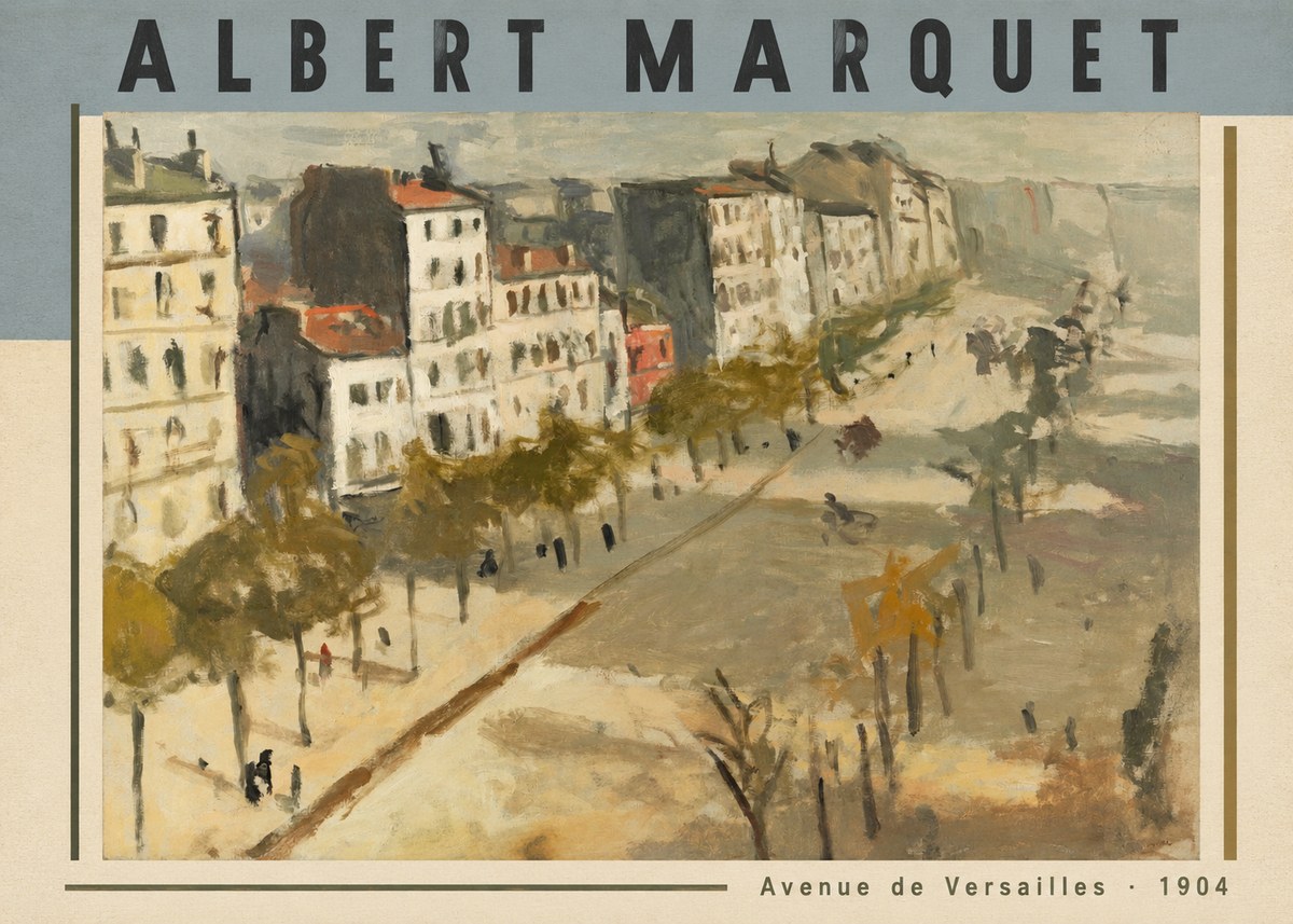 Albert Marquet Avenue De Versailles · 1904 No3 - Póster