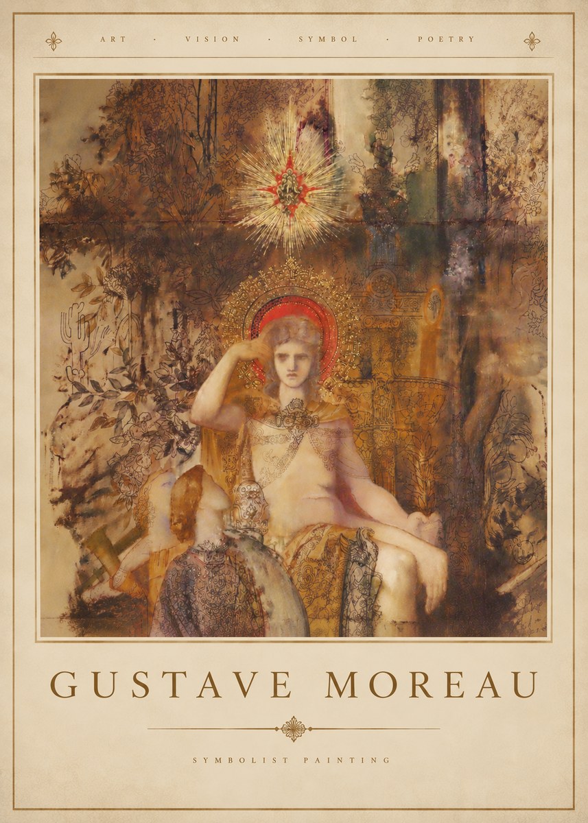 Gustave Moreau Jupiter and Semele III No4 - Póster