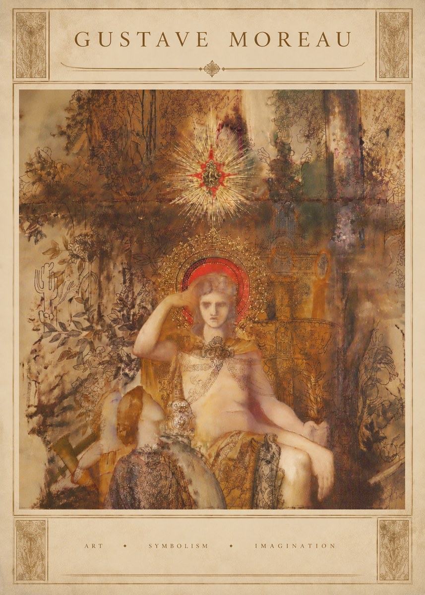 Gustave Moreau Jupiter and Semele III No6 - Póster