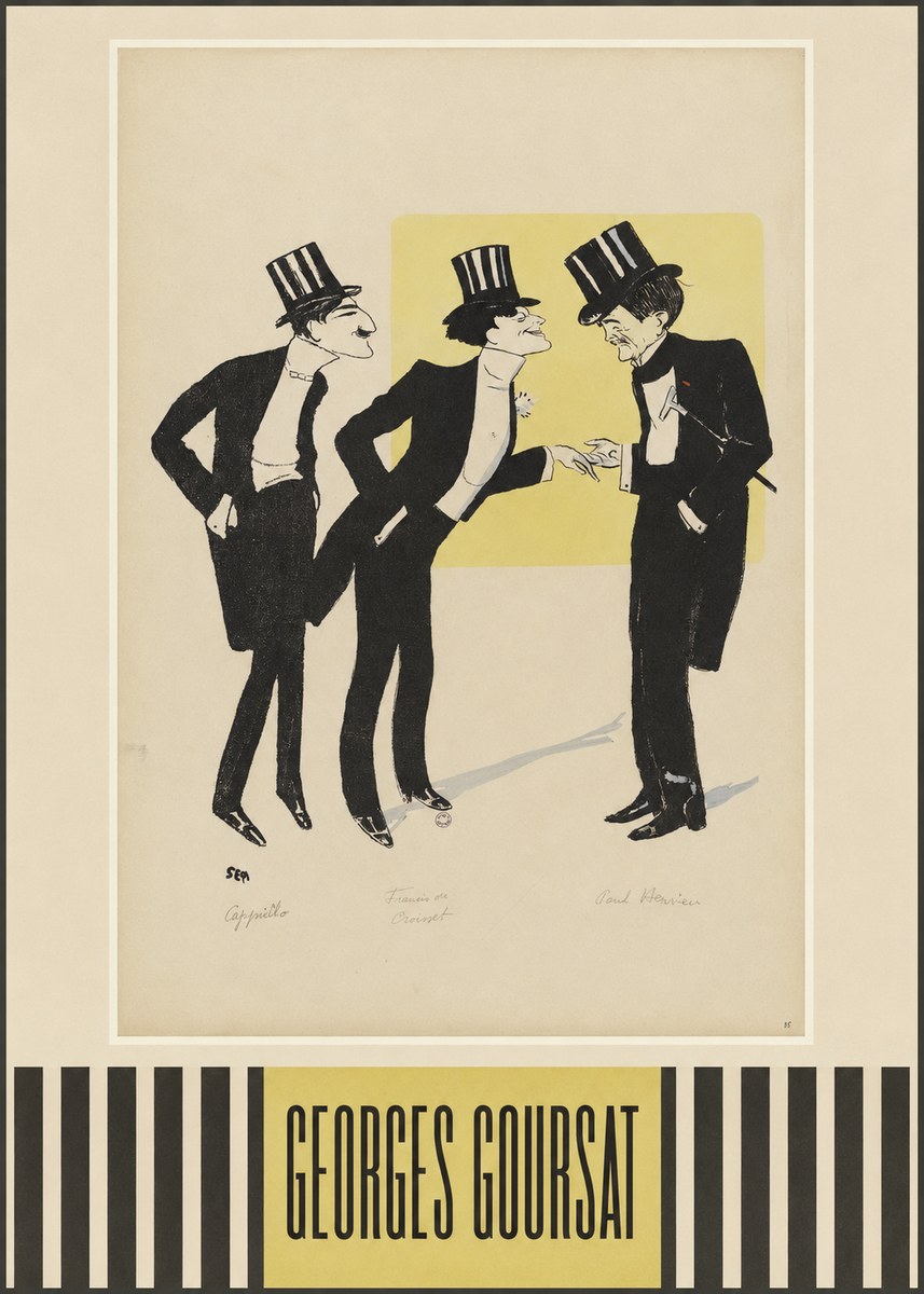 Georges Goursat Capiello, Fraxin De Crouset, Poul Hervieu No4 - Póster